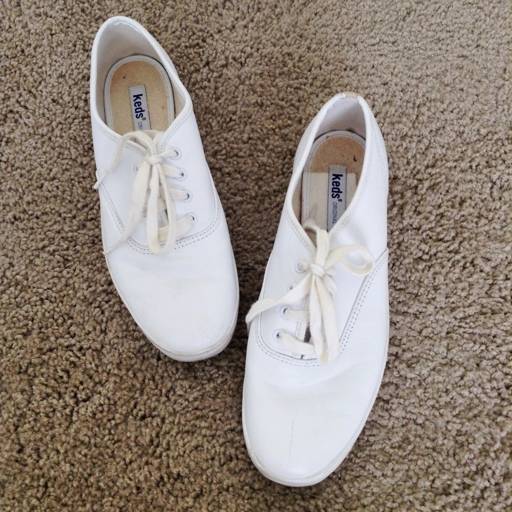 Keds Original White Leather Shoes